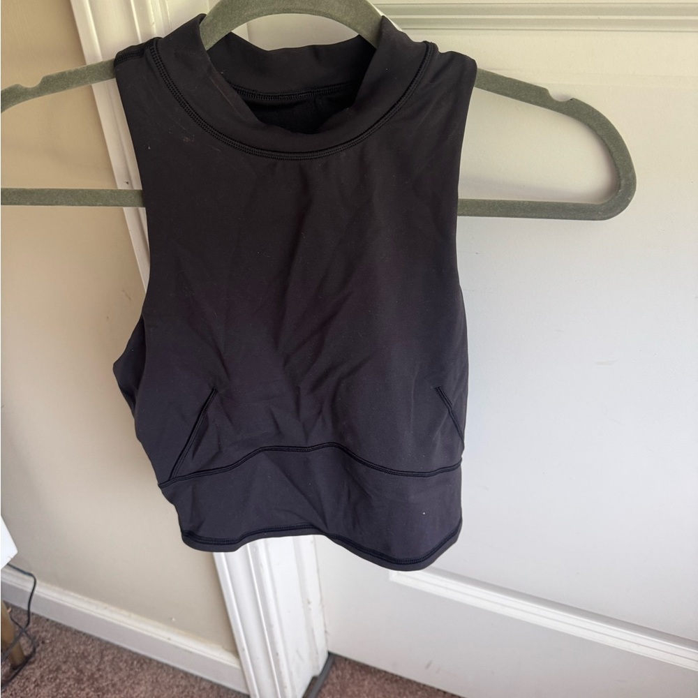 Black Sleeveless Women's Top